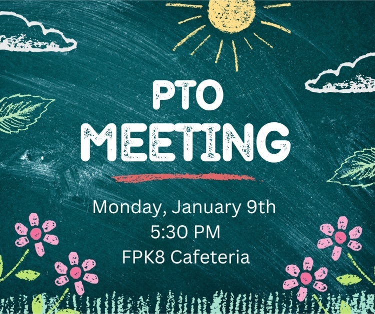 PTO Meeting January 9th