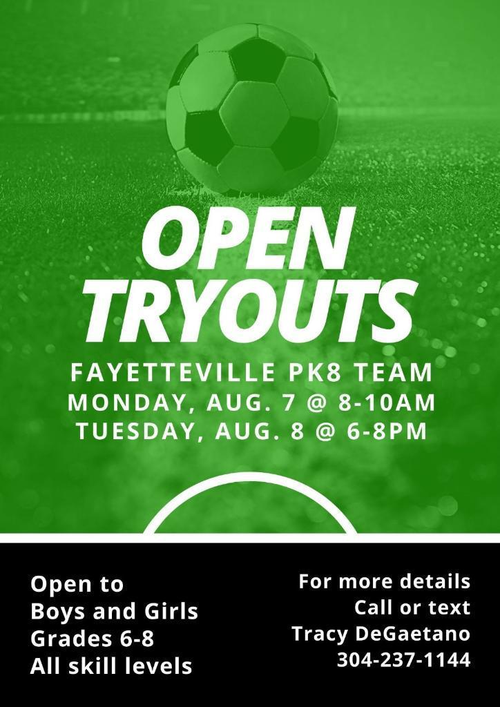 Tryout flyer